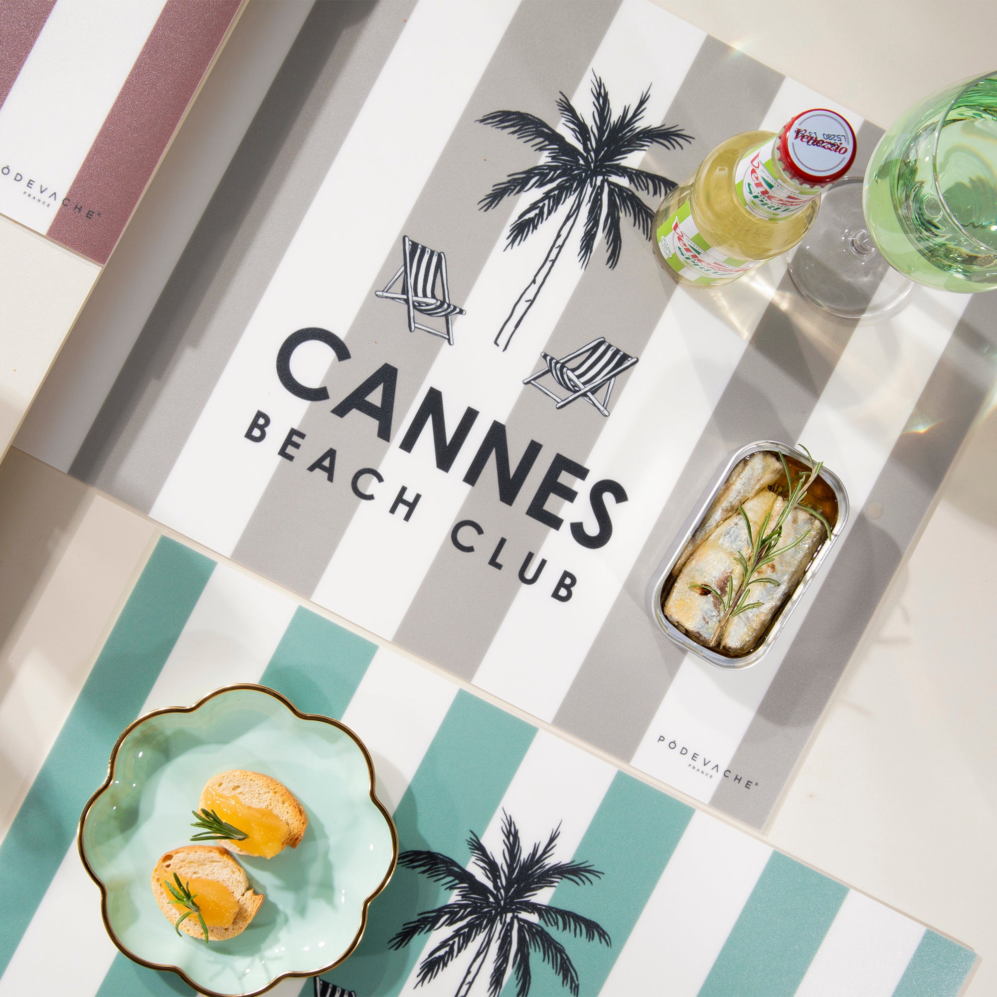 Set de table vinyle personnalisé Dolce Beige