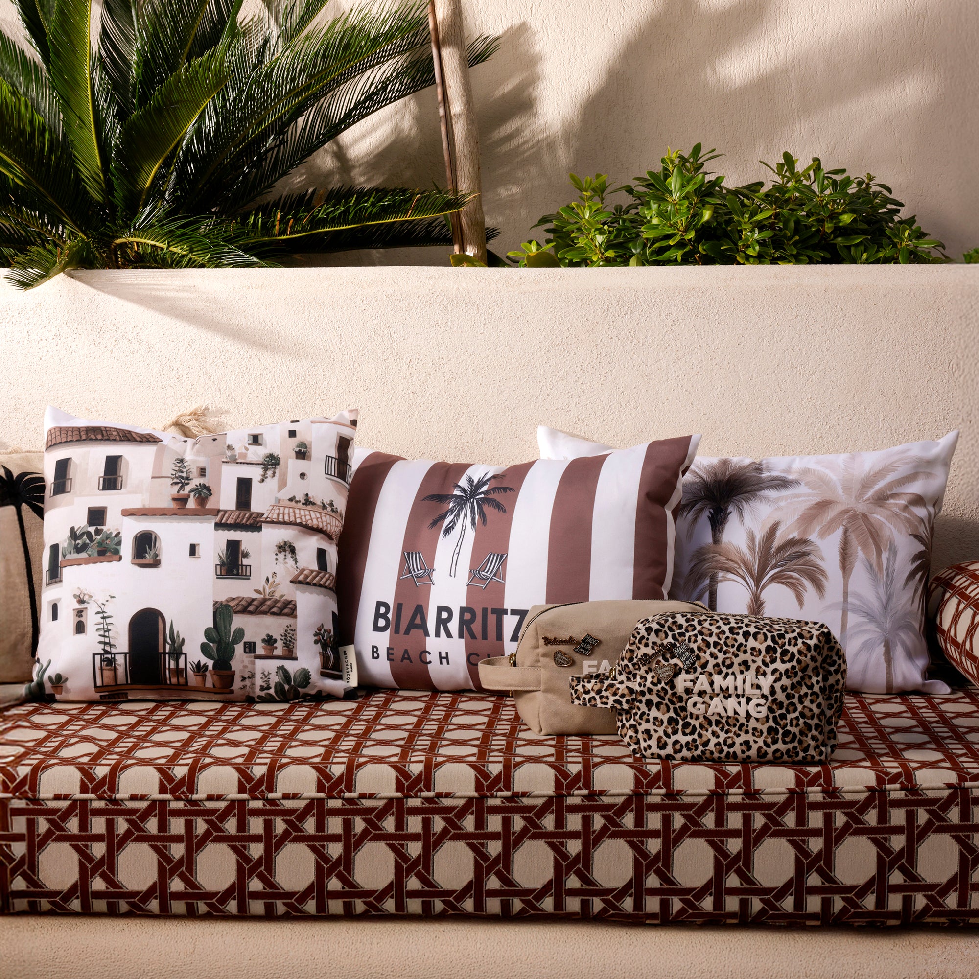 Coussin extérieur personnalisé Dolce Terracotta