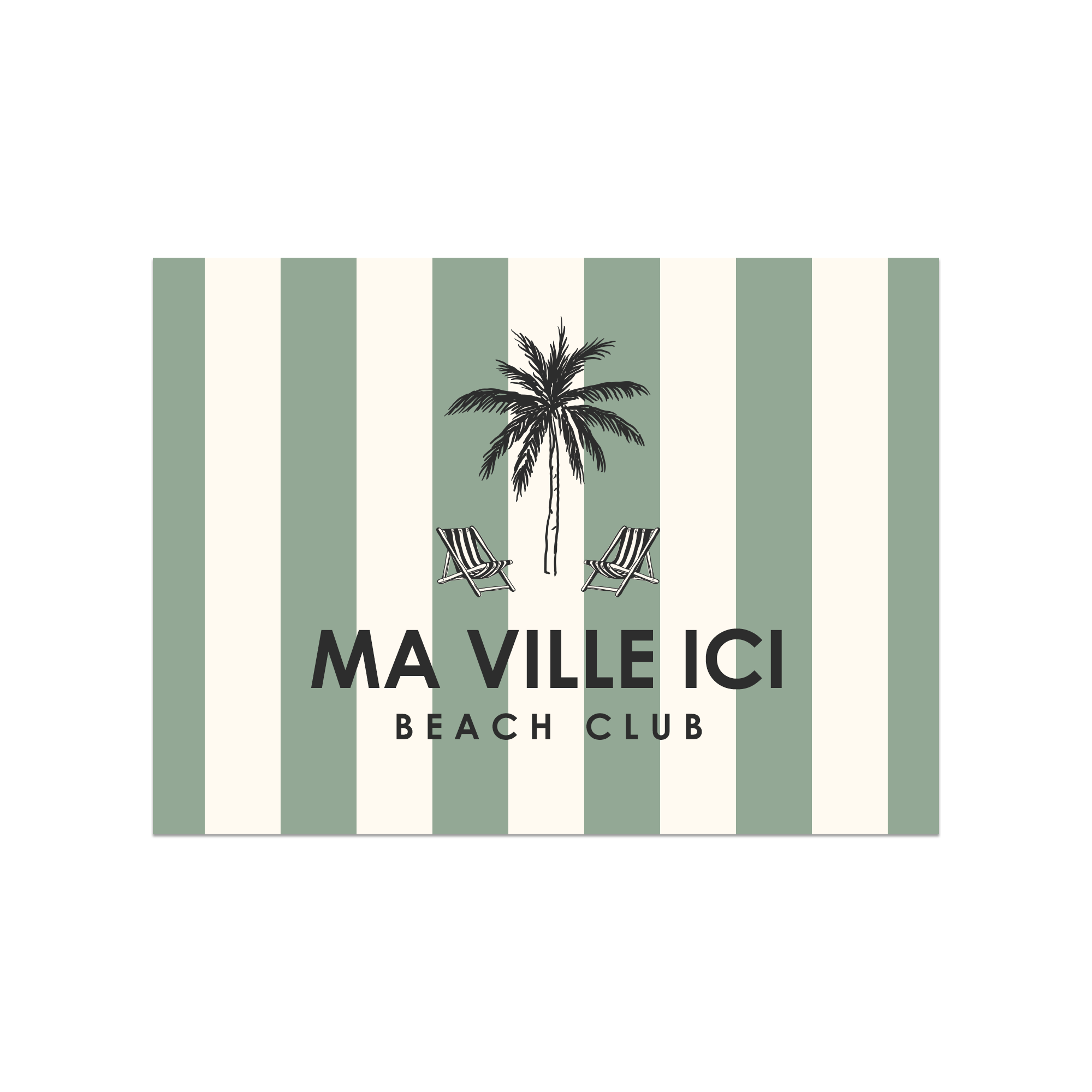 Set de table vinyle personnalisé Dolce Green