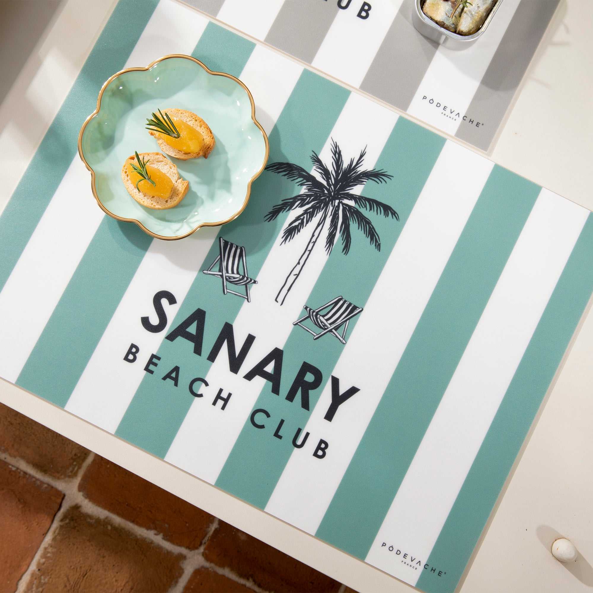 Set de table vinyle personnalisé Dolce Green