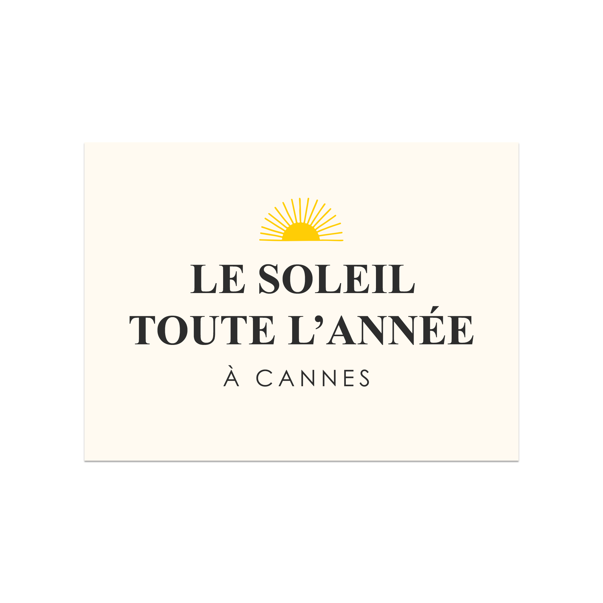 Set de table vinyle personnalisé Soleil