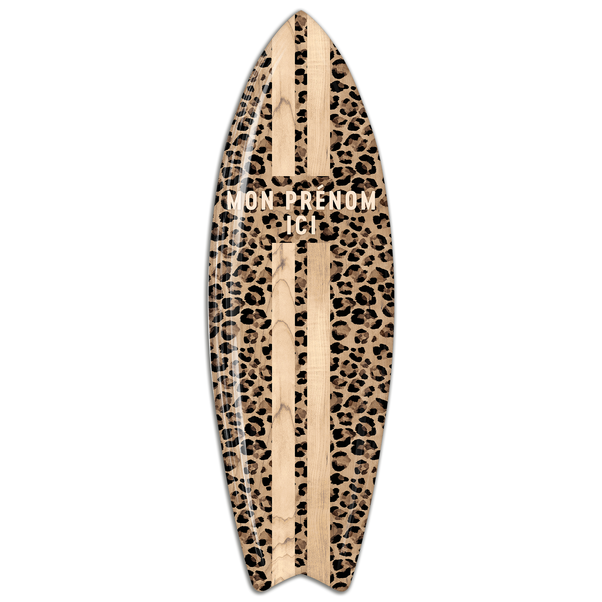 Planche de surf Personnalisée Léopard