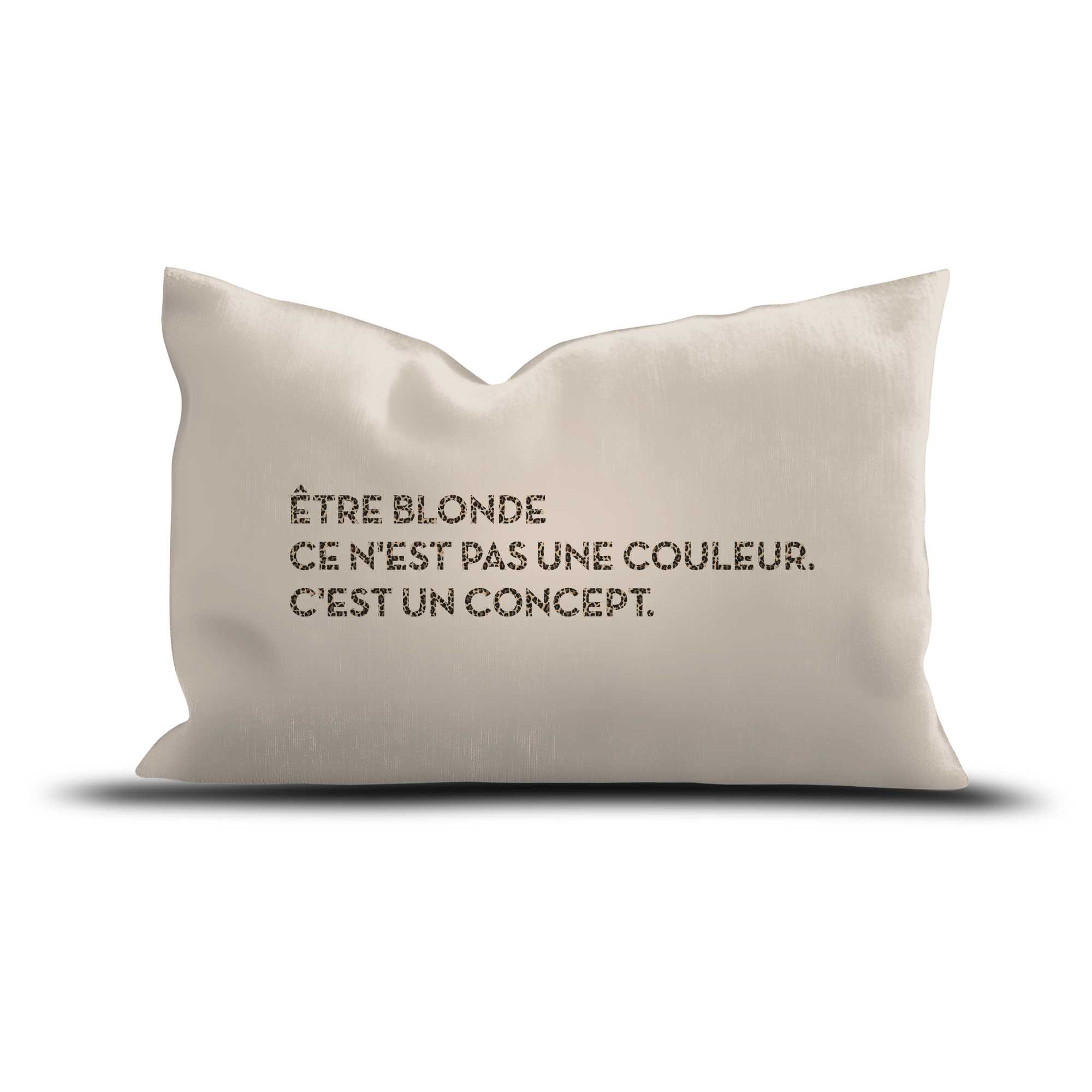 Coussin Velours Blonde