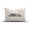 Coussin Velours Mauvaise Foi