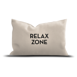 Coussin en velours rectangulaire — modèle Relax Zone
