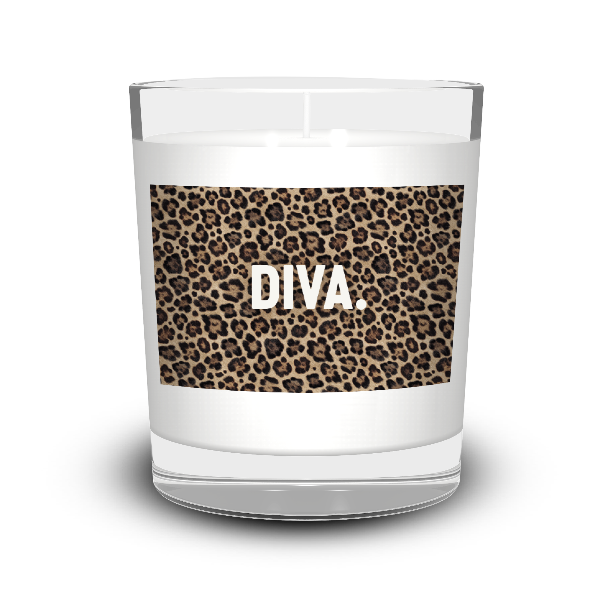 Bougie léopard Diva