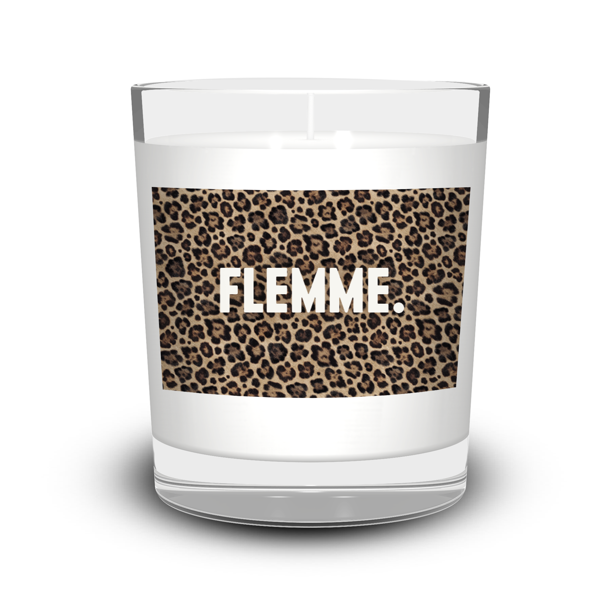 Bougie léopard Flemme