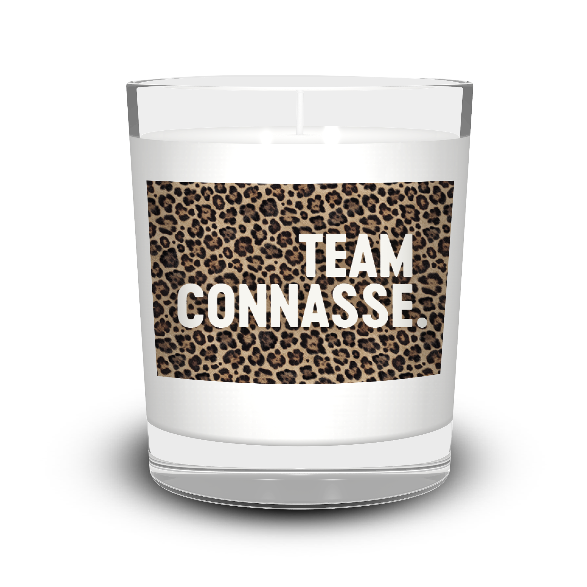 Bougie léopard Team Connasse