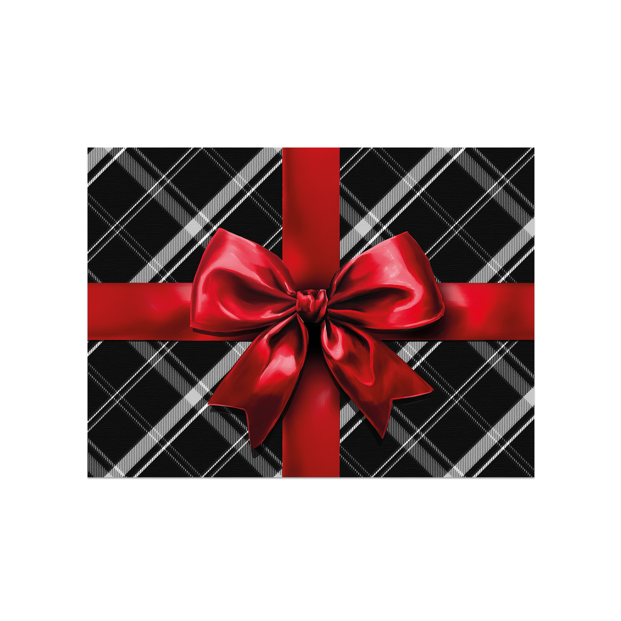 Set De Table Vinyle Grey Tartan