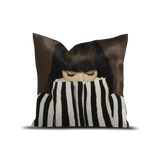 Coussin en velours carré — modèle Quito