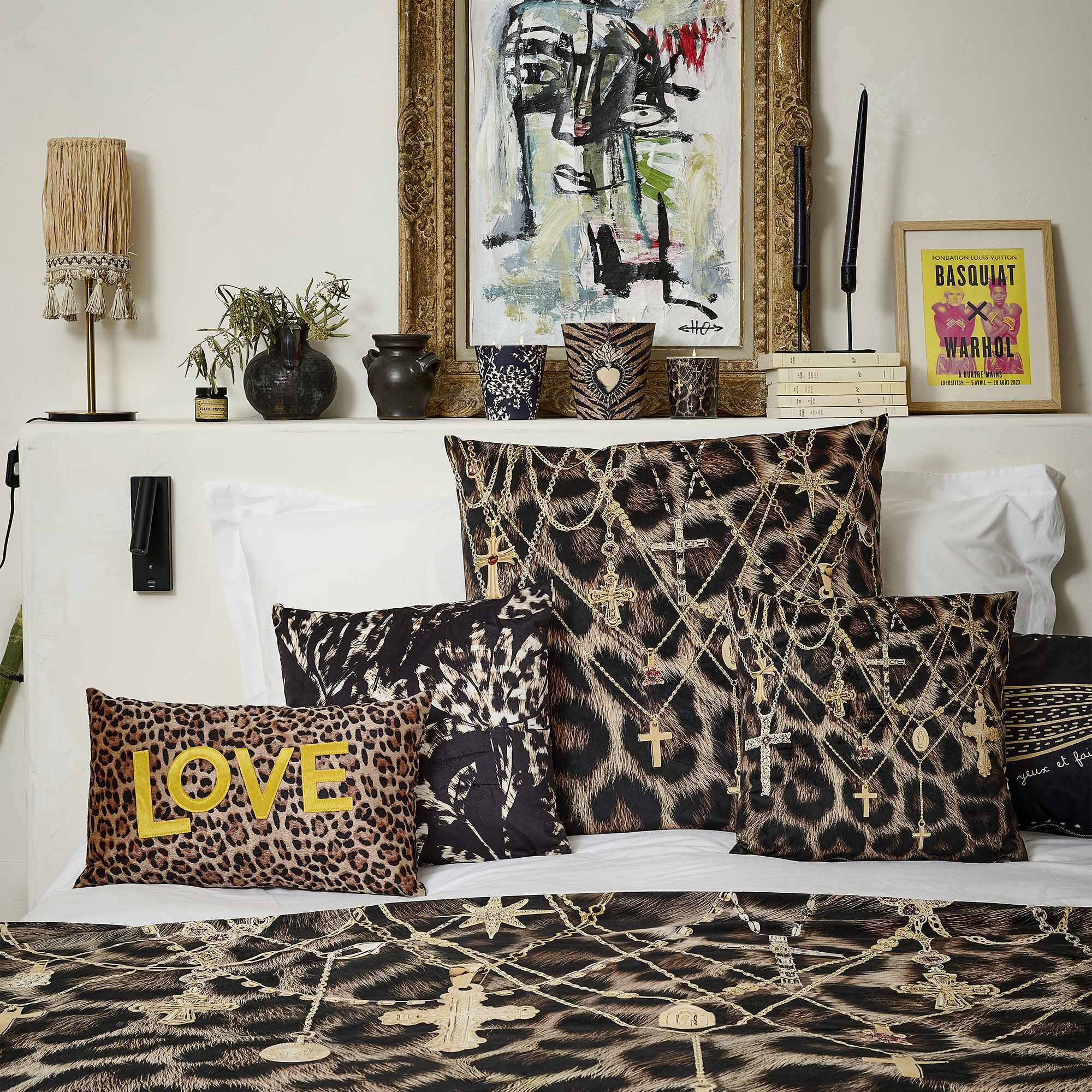 Coussin velours Andes Sacra
