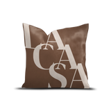 Coussin en velours carré — modèle Sancta Casa