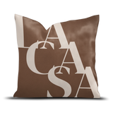 Coussin velours Sancta Casa