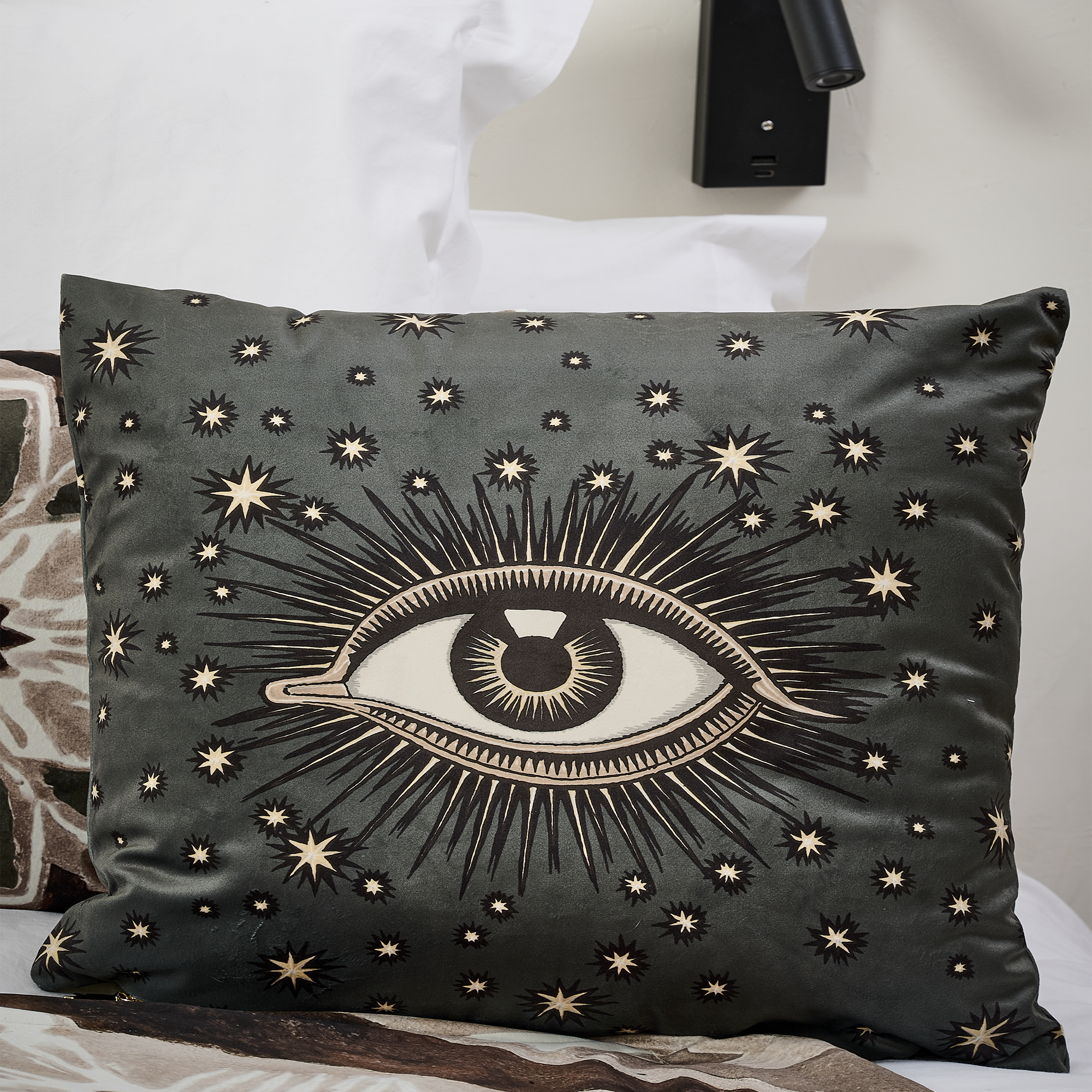 Coussin velours Domus Dei