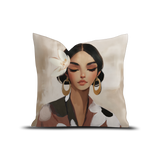 Coussin en velours carré — modèle Altiplano