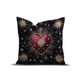 Coussin en velours carré — modèle Corazon Arequipa