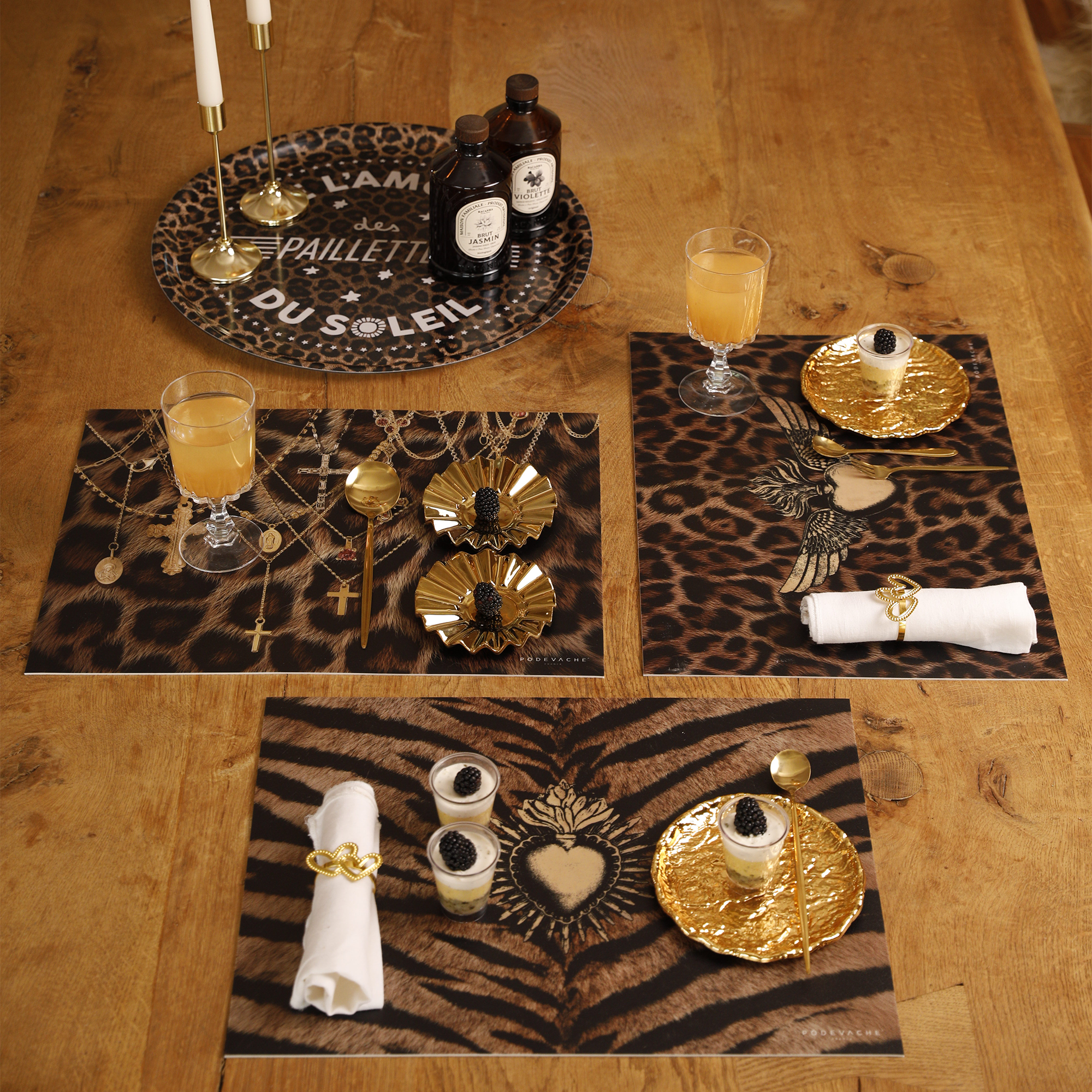 Set De Table Vinyle Corazon de Lima