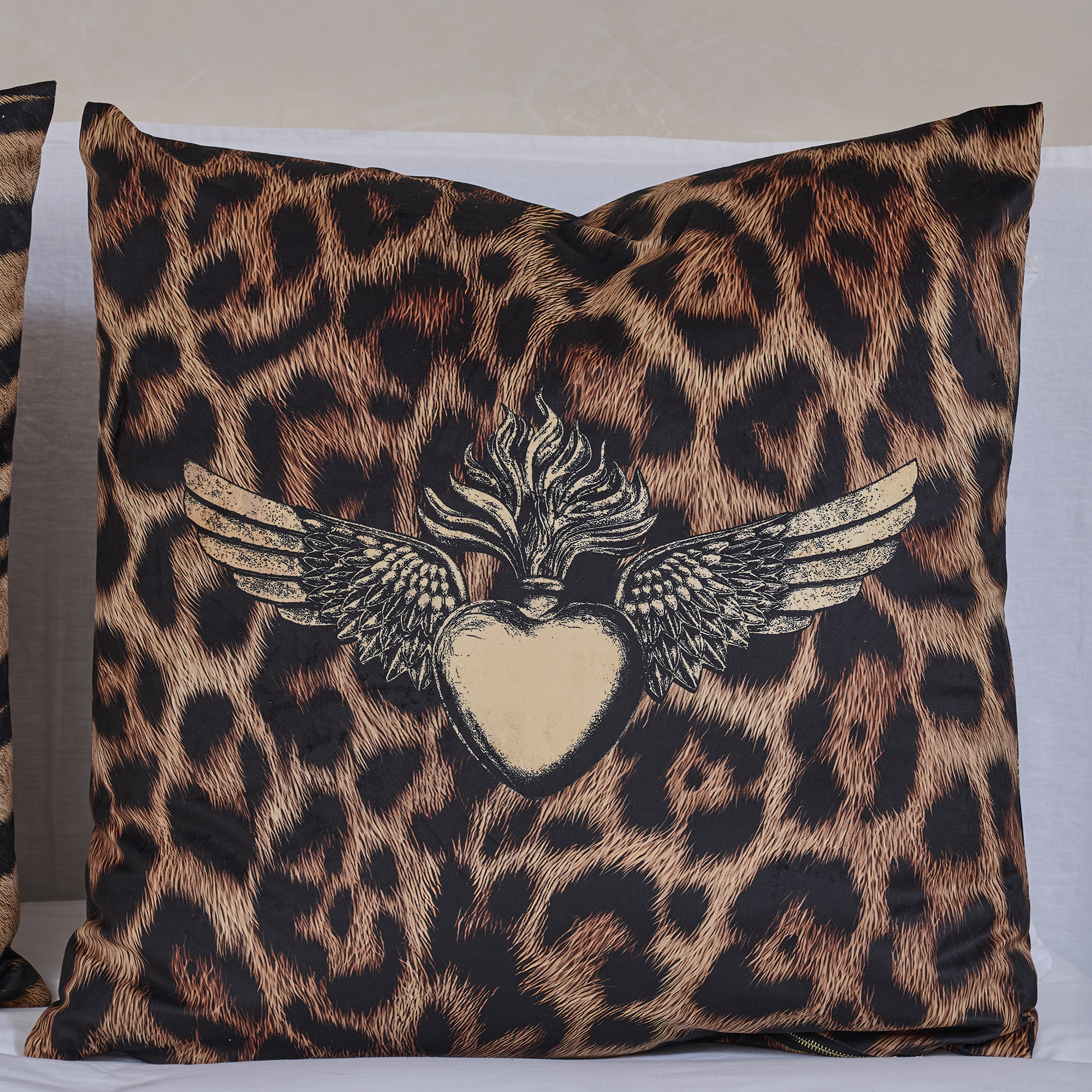 Coussin velours Corazon de Lima