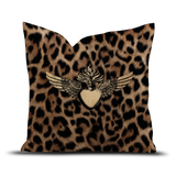 Coussin en velours carré — modèle Corazon Lima