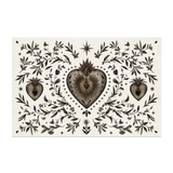 Tapis vinyle en vinyle rectangulaire — modèle Corazon Cuenca