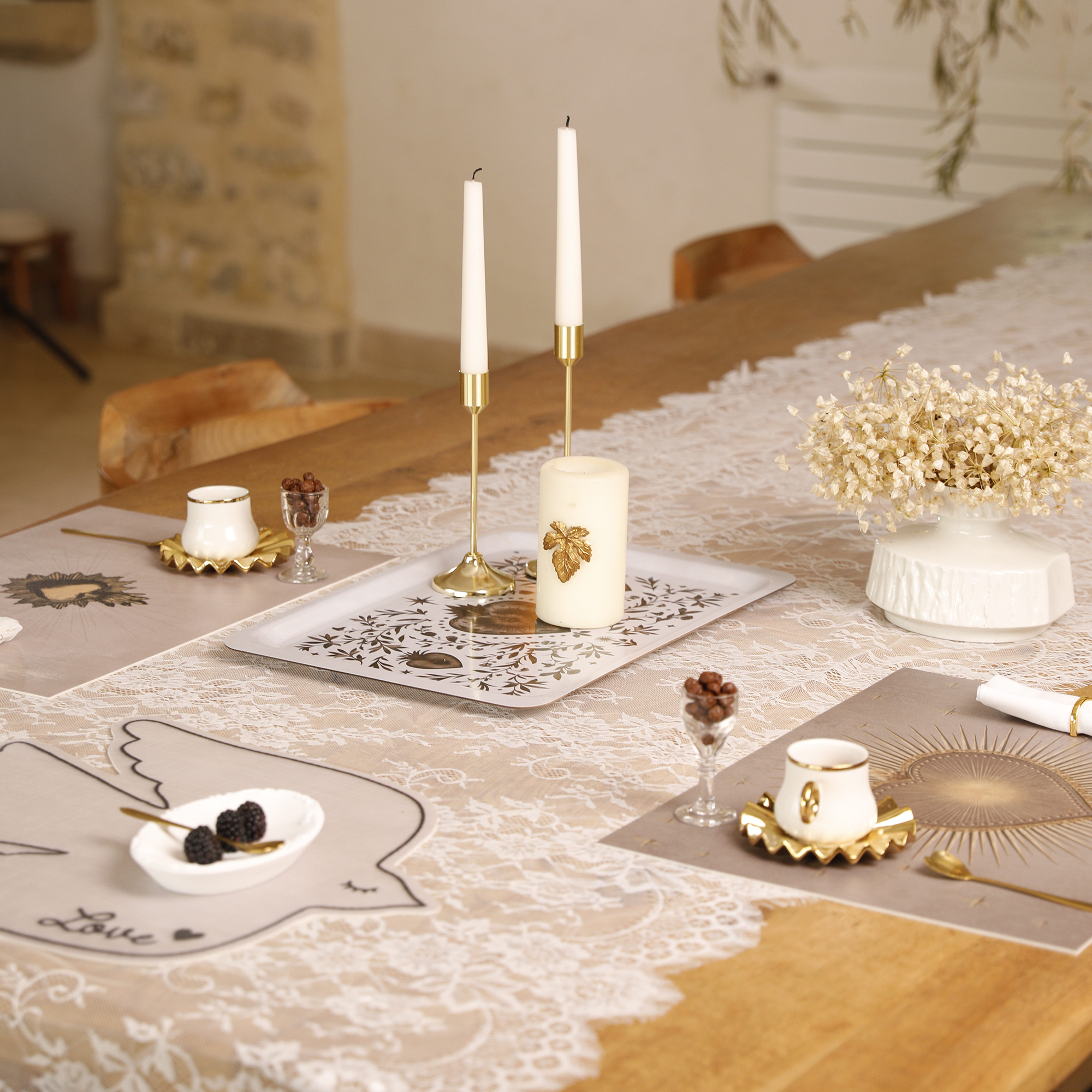 Set De Table Vinyle Corazon de San Jose