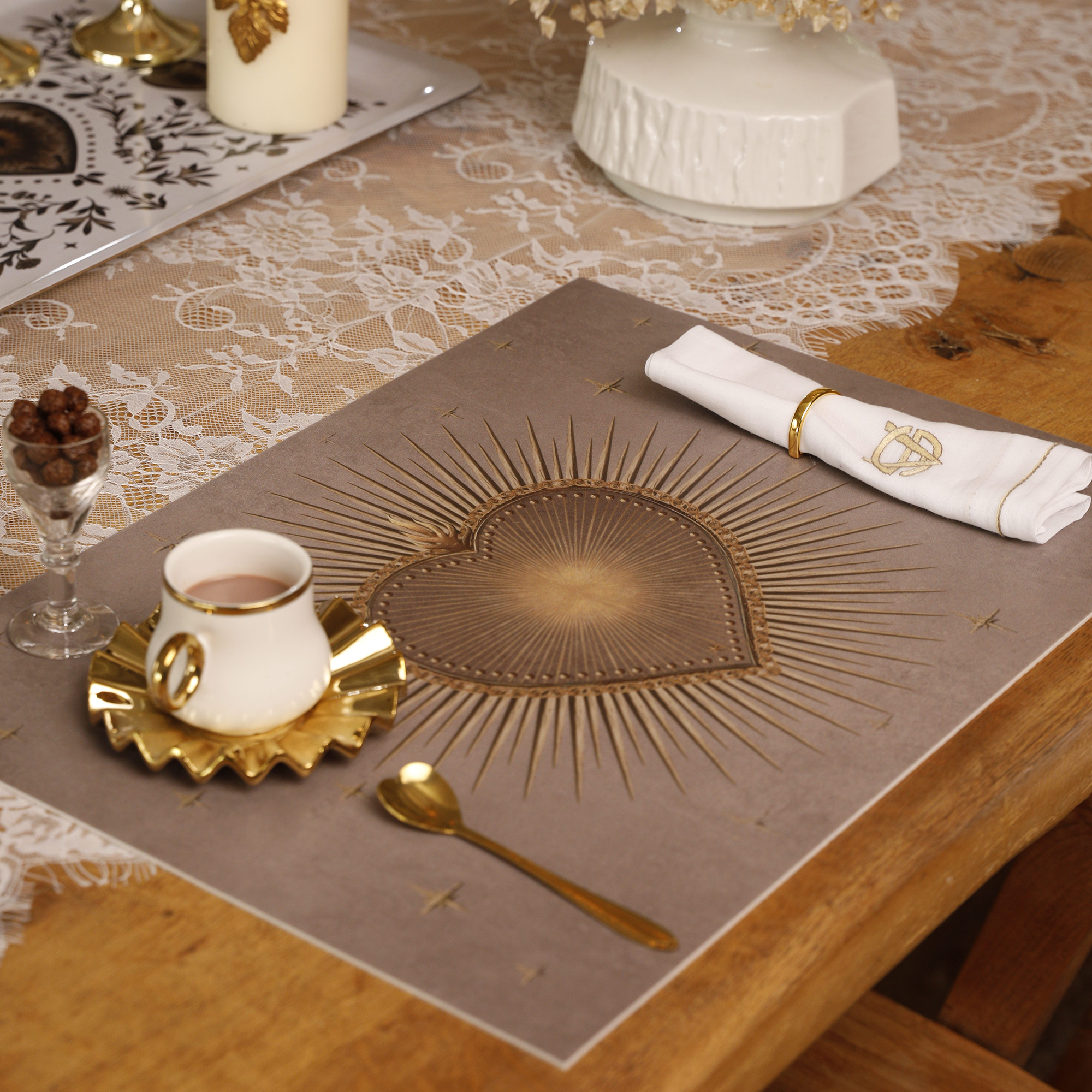 Set De Table Vinyle Corazon de San Jose