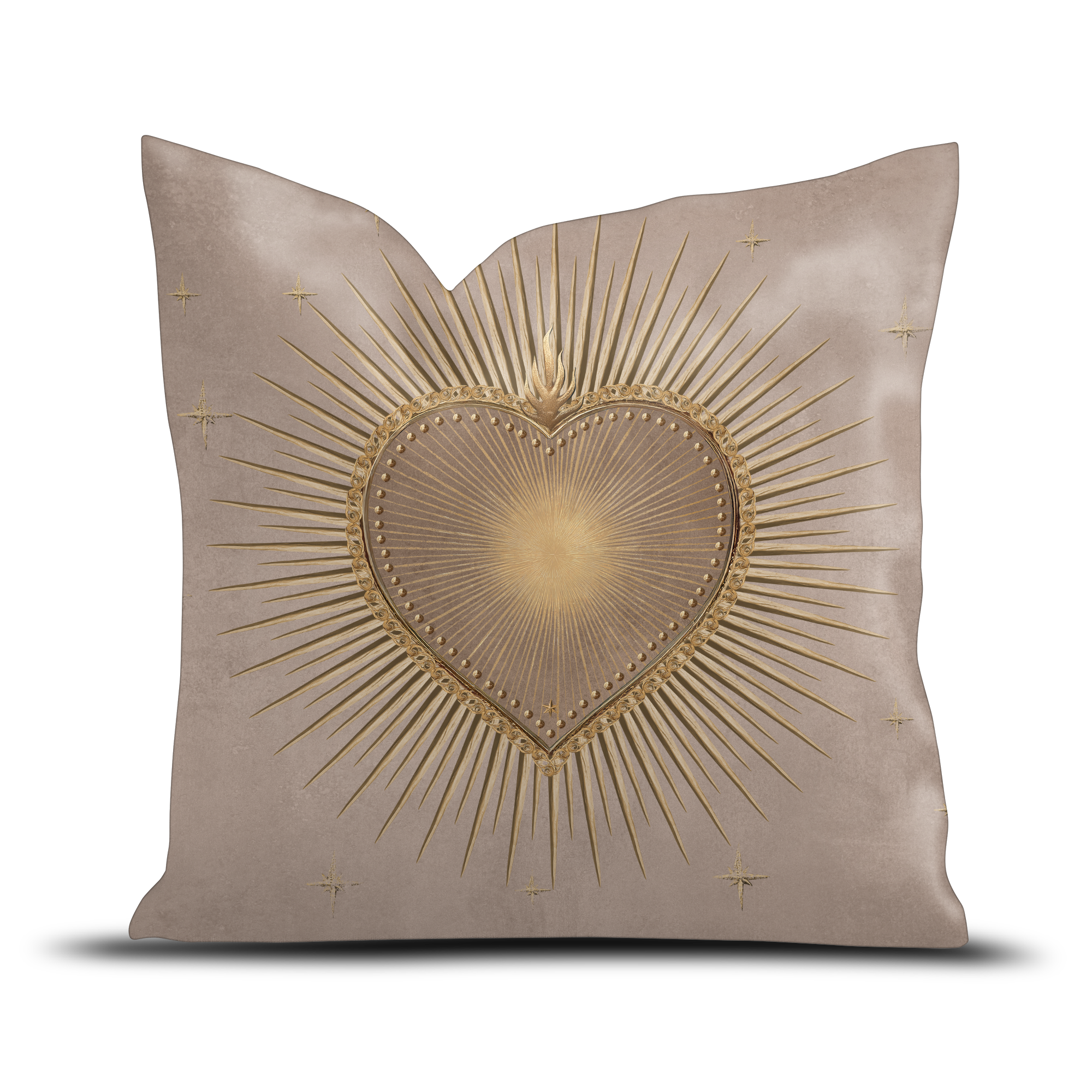 Coussin velours Corazon de San Jose