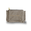 Pochette velours satiné brodé San Cristobal