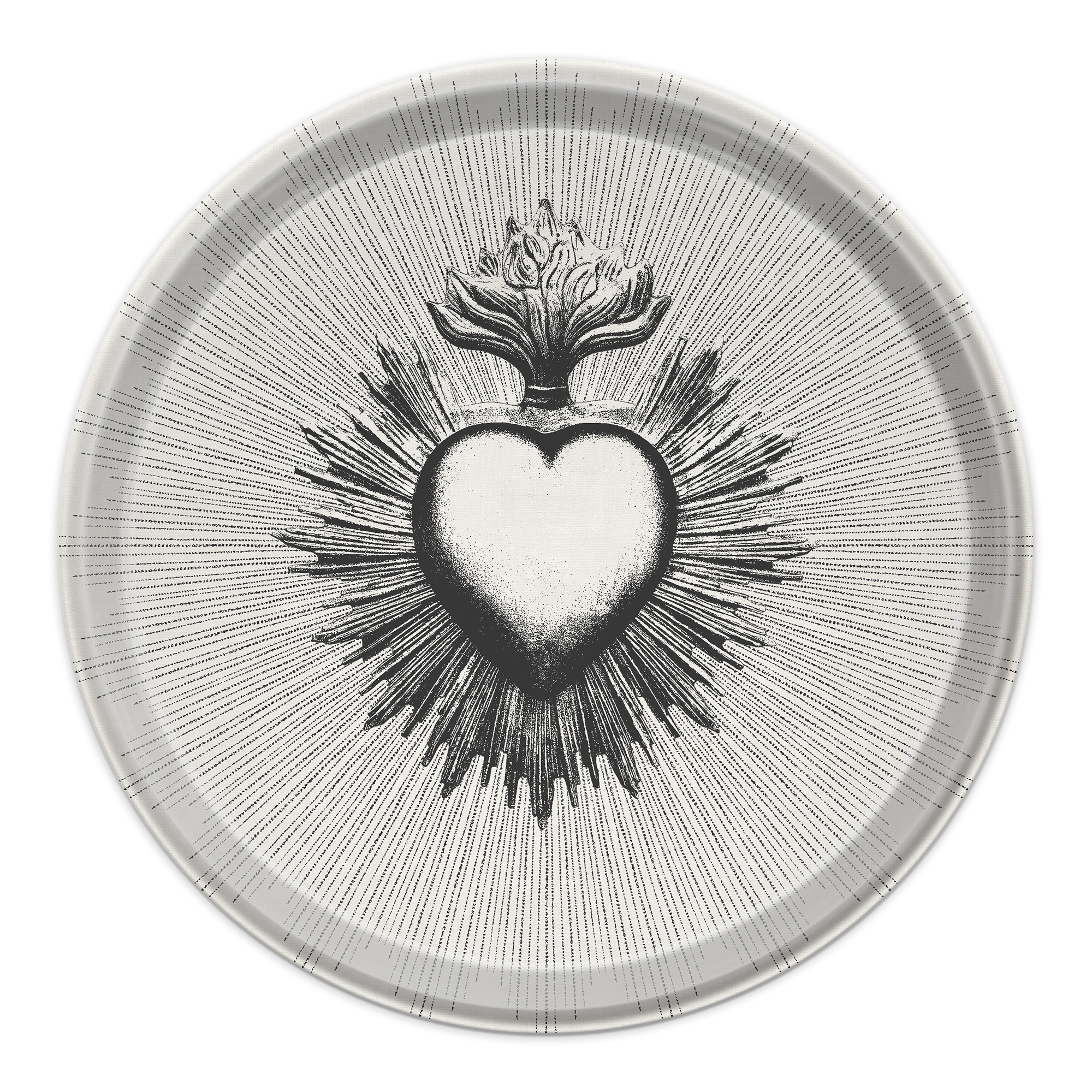 Plateau rond Corazon de Santa Cruz