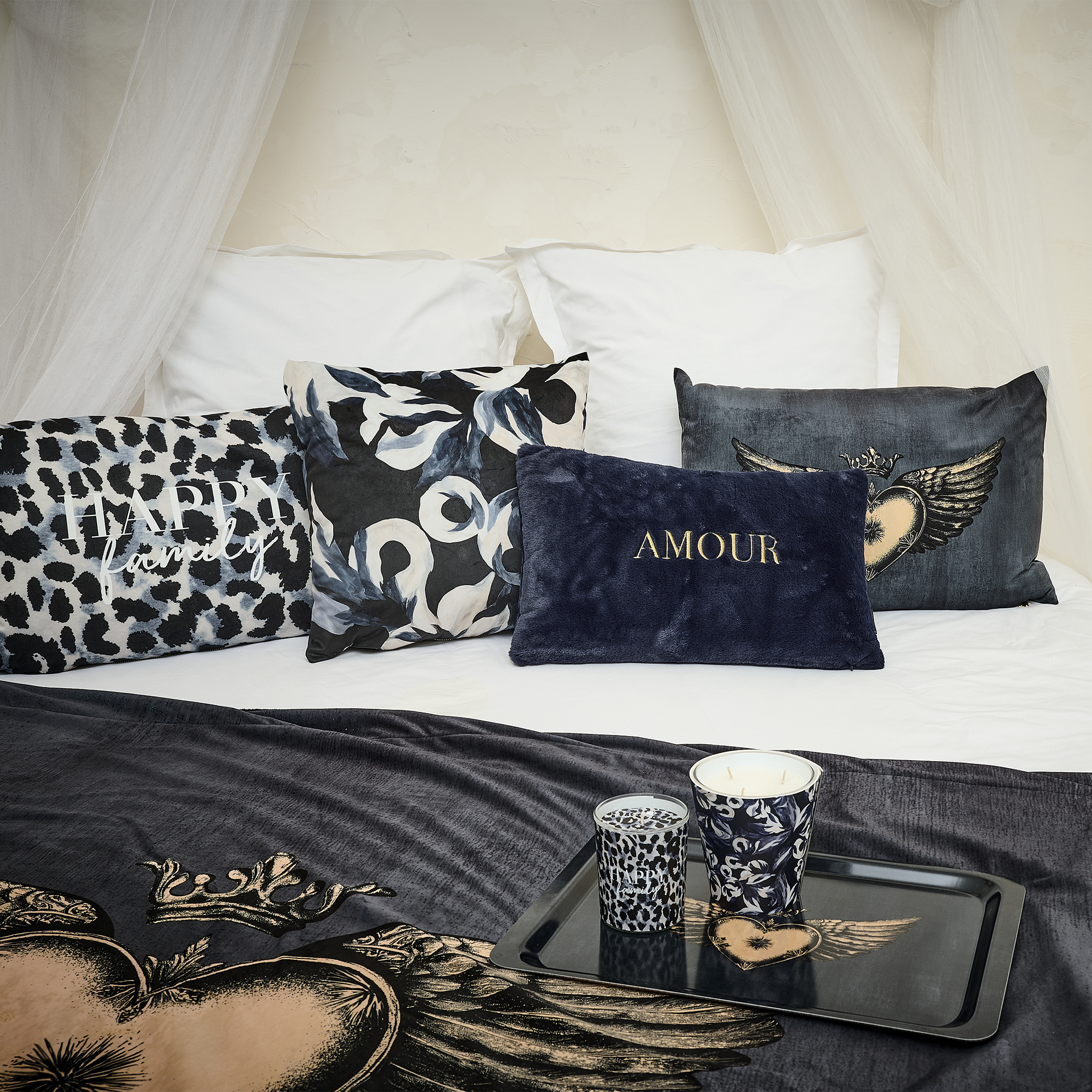 Coussin velours San Mateo