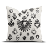 Coussin en velours carré — modèle Corazon Los Angeles