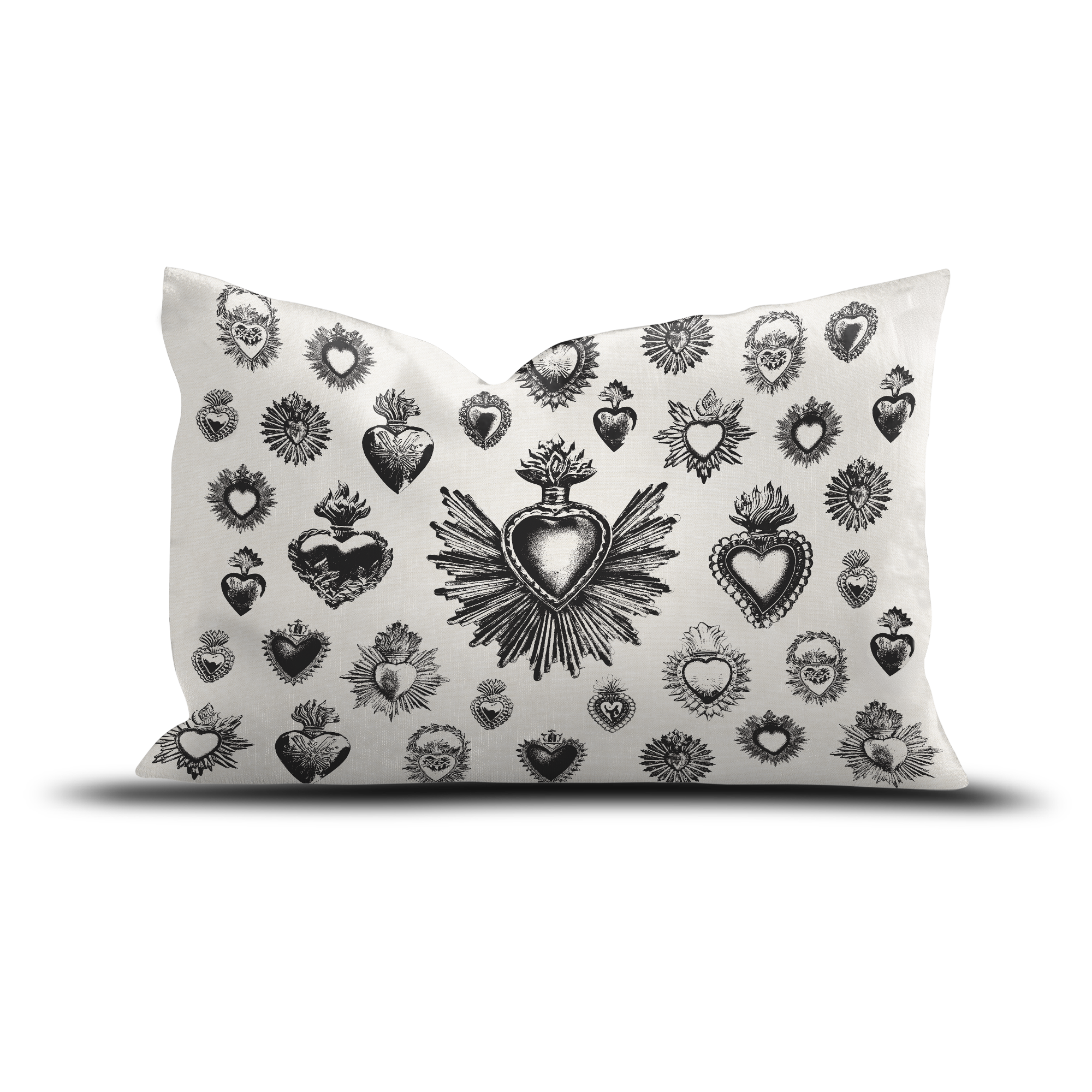 Coussin velours Corazon de Los Angeles