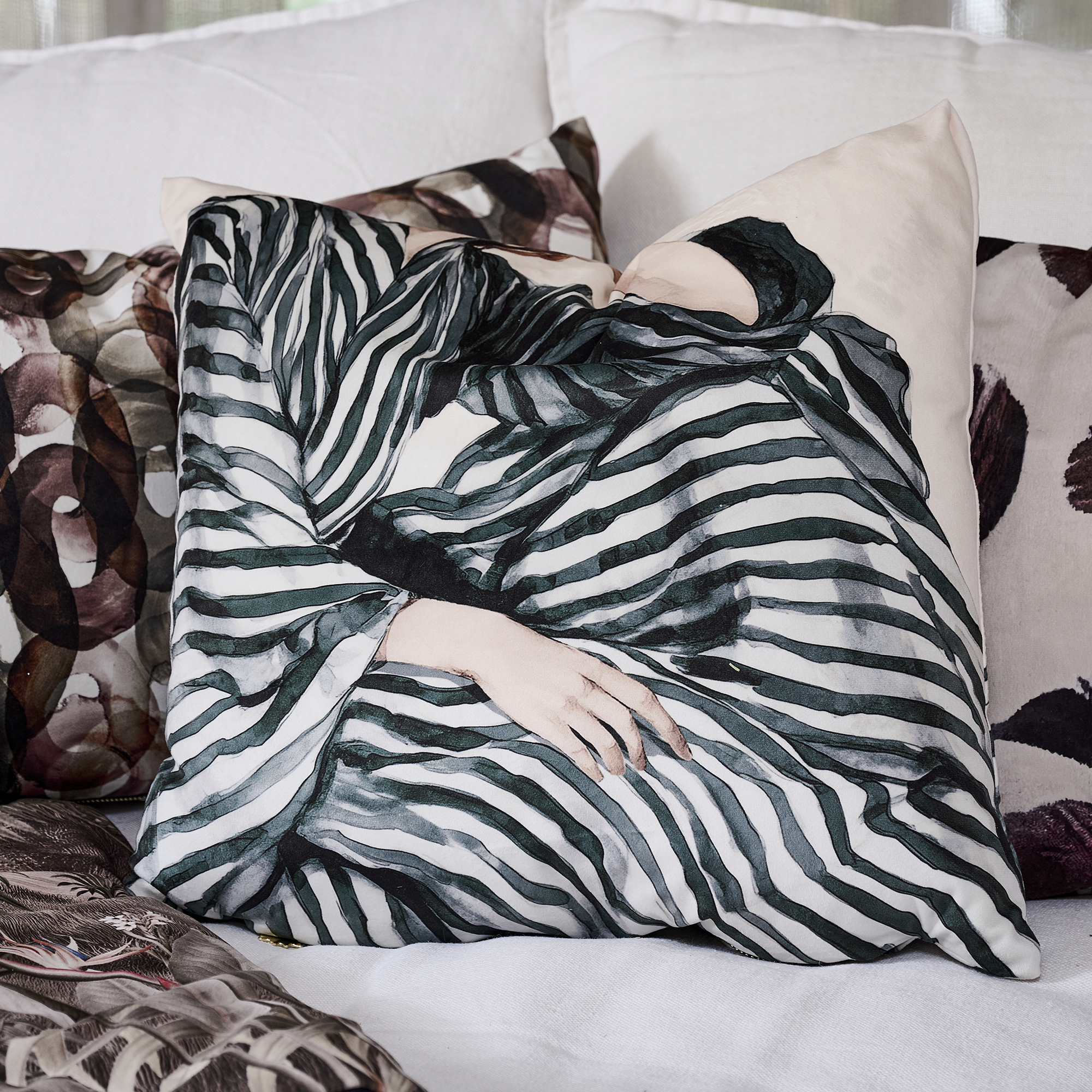 Coussin velours Birmingham