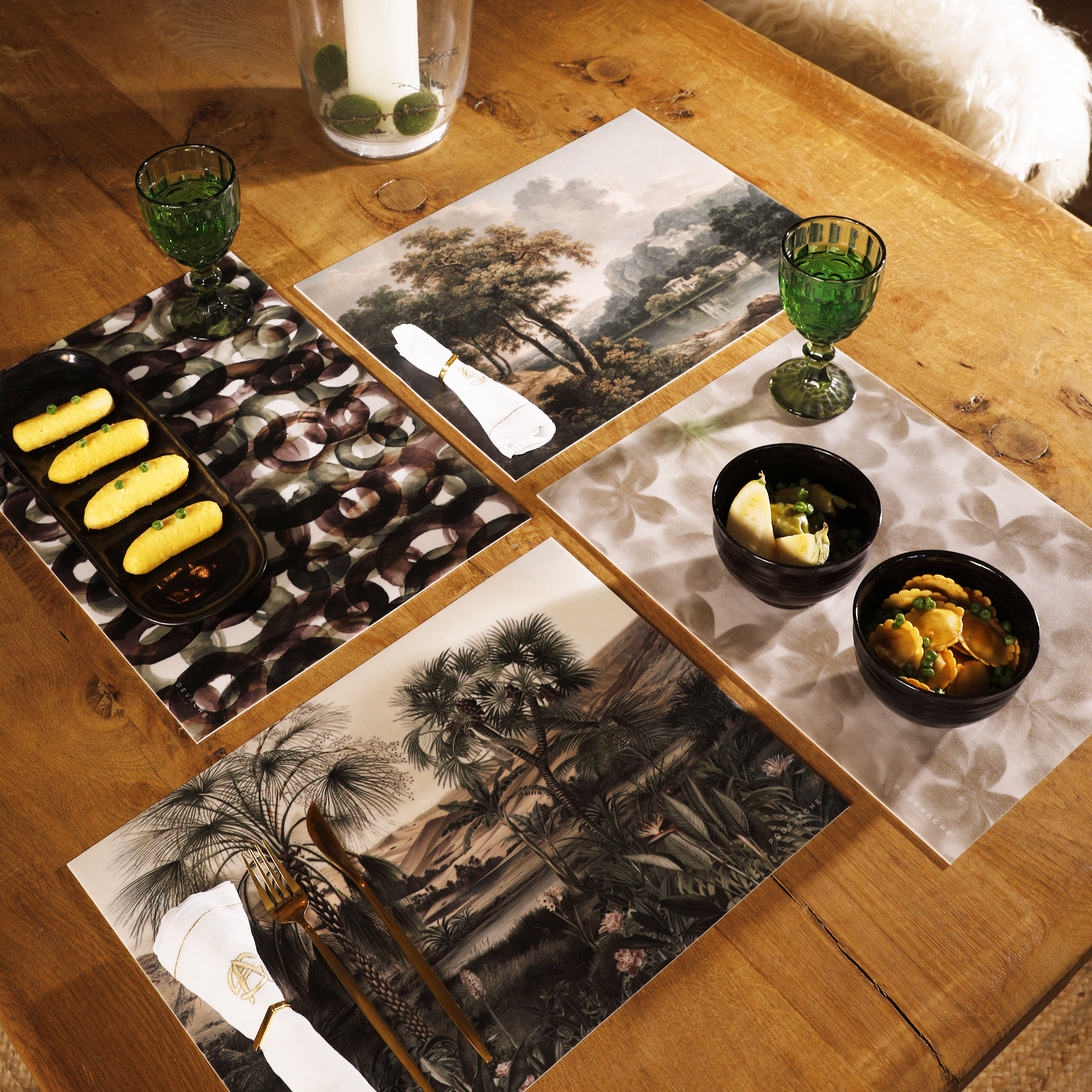 Set De Table Vinyle Bradford