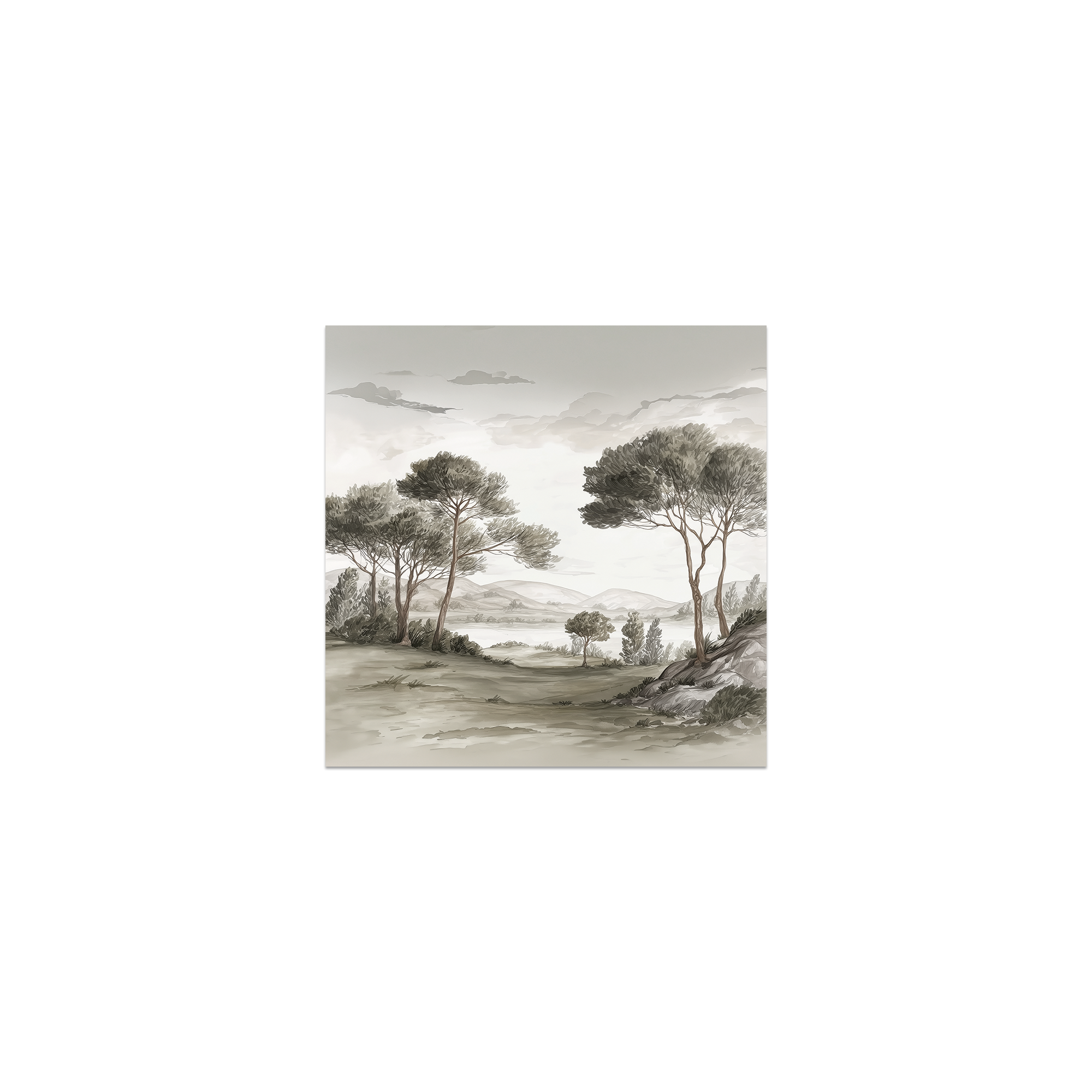 Lot de 6 dessous de verre Vinyle Bristol