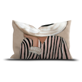 Coussin en velours rectangulaire — modèle Canterbury