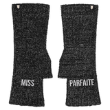 Mitaines — modèle paillettes message Miss Parfaite
