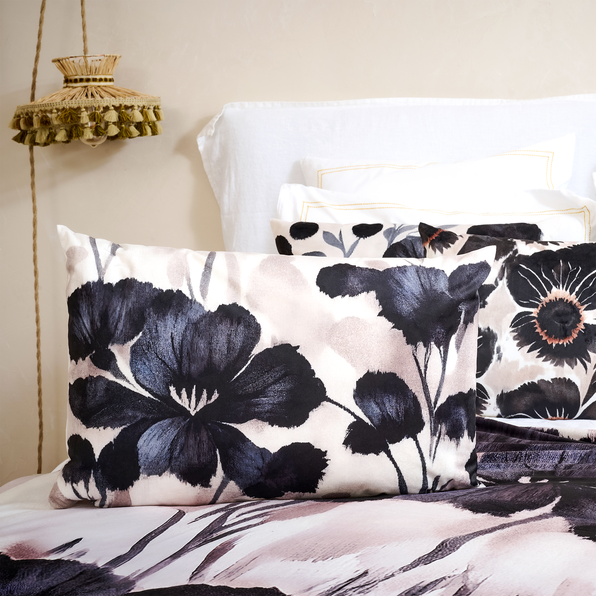 Coussin velours Salt Lake