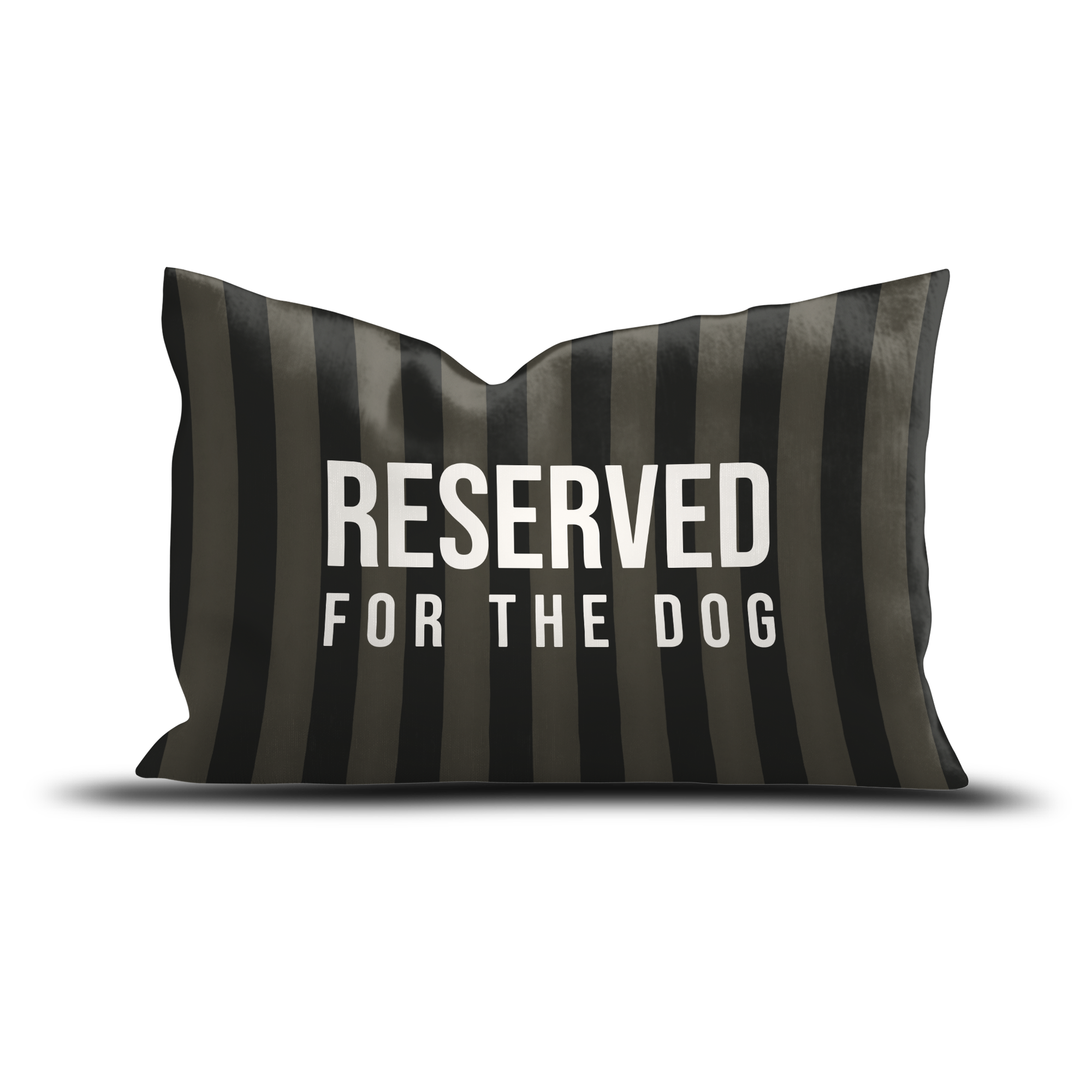 Coussin velours Stripes Dog