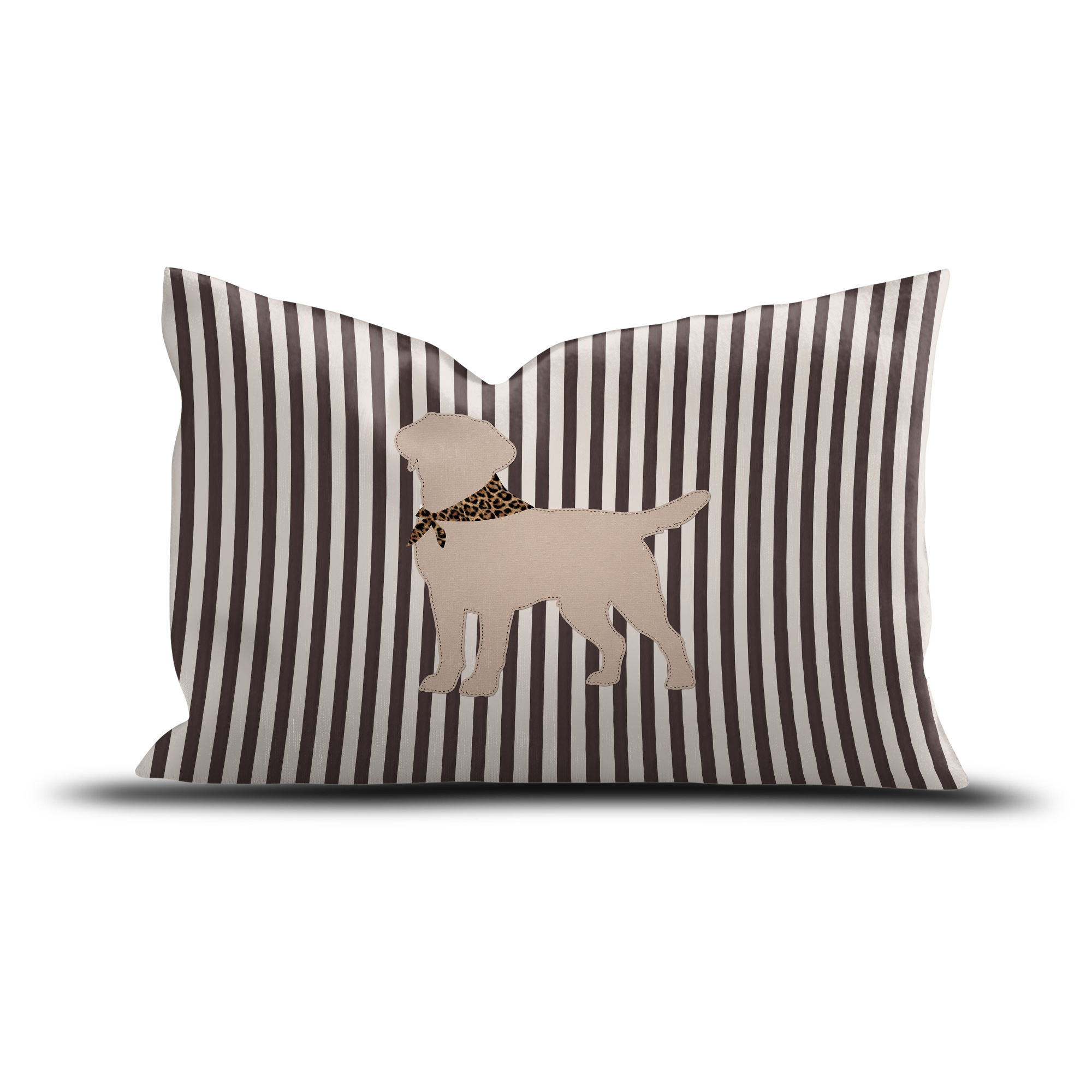 Coussin velours Stripes Labrador