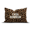 Coussin velours Leo Casa Bonheur
