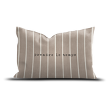 Coussin en velours rectangulaire — modèle Prendre Temps