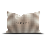 Coussin en velours rectangulaire — modèle Sieste