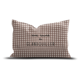 Coussin en velours rectangulaire — modèle Glandouiller