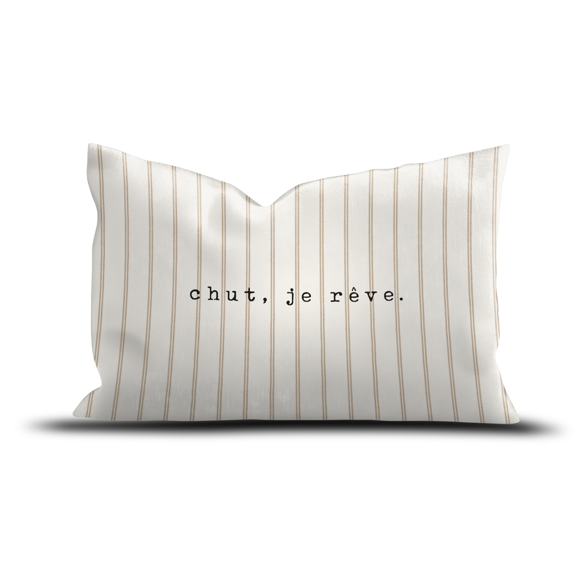 Coussin velours Chut Je Rêve