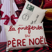 Coussin velours  Préférée de Noël