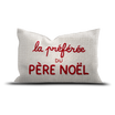 Coussin velours  Préférée de Noël