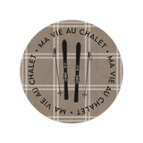 Set de table rond — modèle Vie Chalet