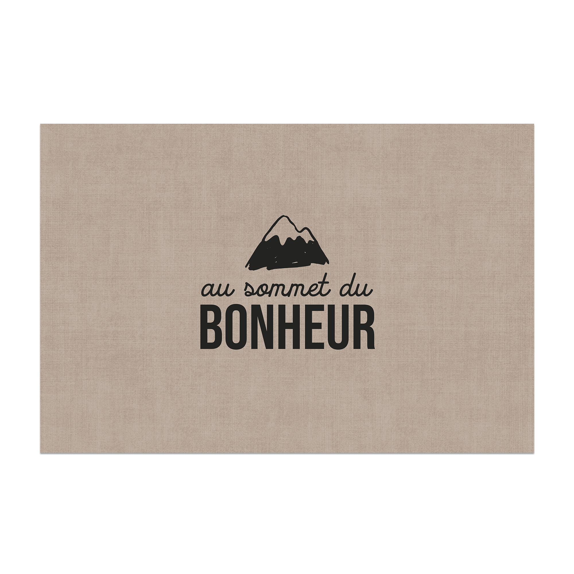 Tapis Vinyle Sommet du Bonheur