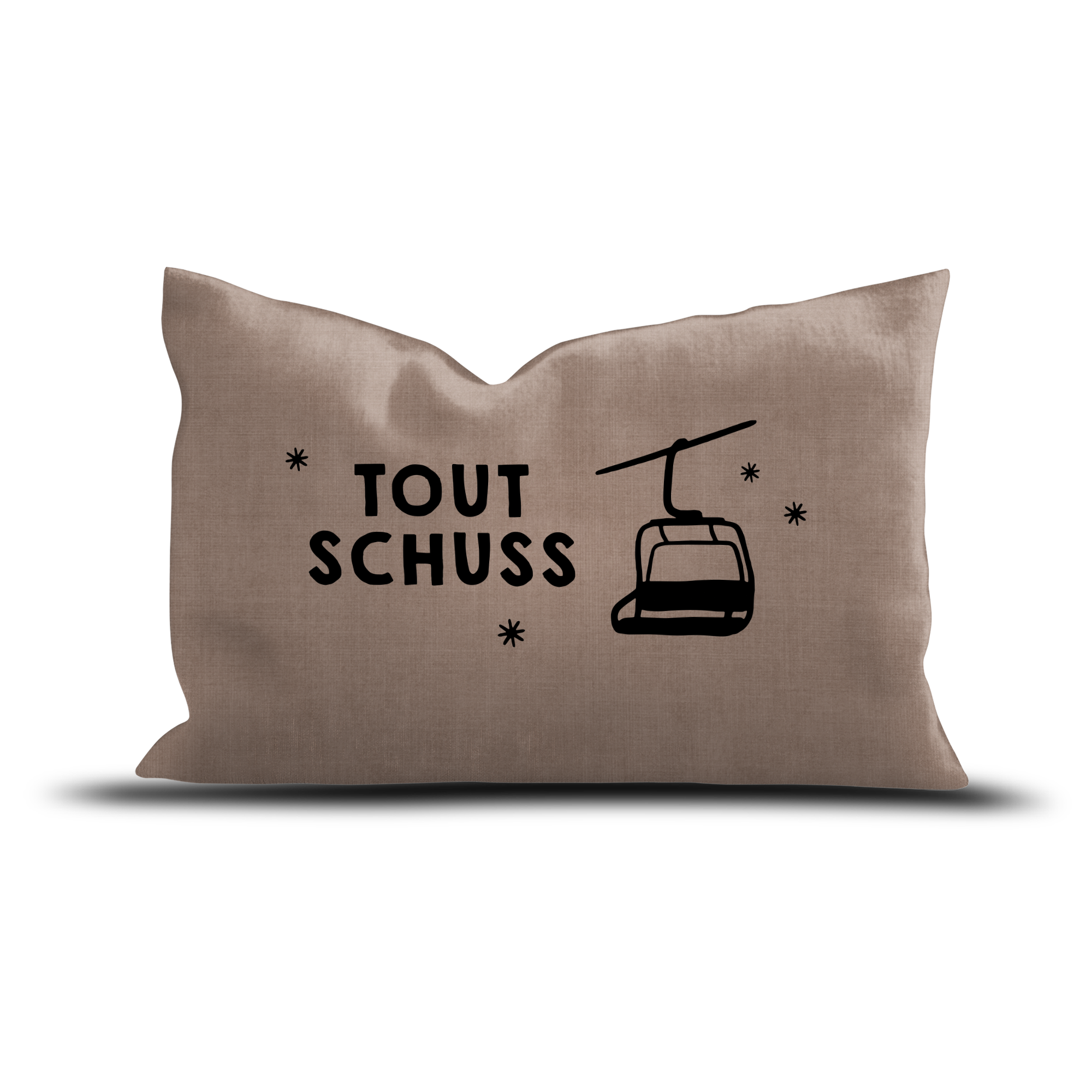 Coussin Velours Tout Schuss